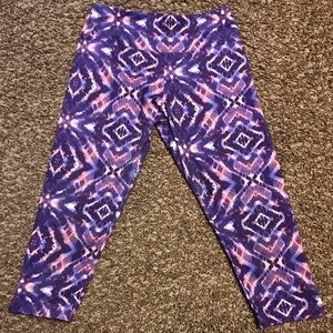Balance collection multi color pattern capris